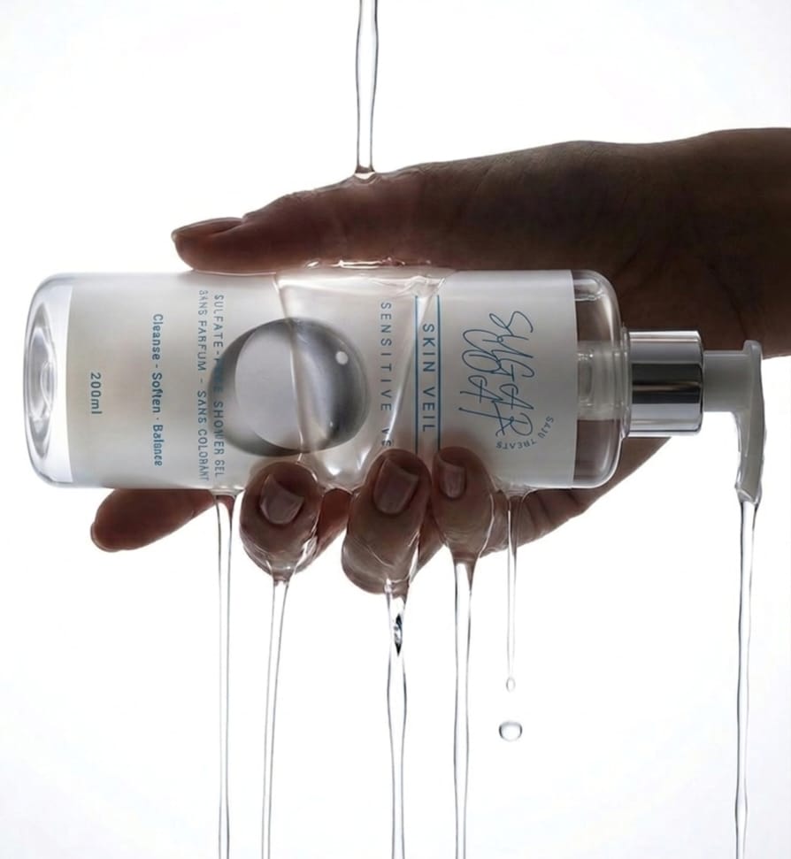Sensitive Veil – Sulfate-Free Shower Gel • Fragrance-Free • Color-Free